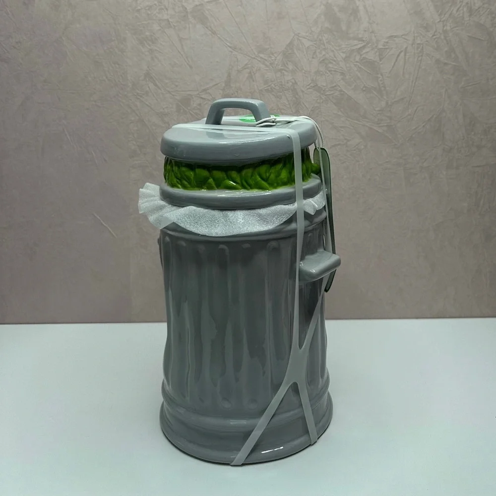 Sesame Street Gray and Green Cookie Jar - Picture 6 of 10